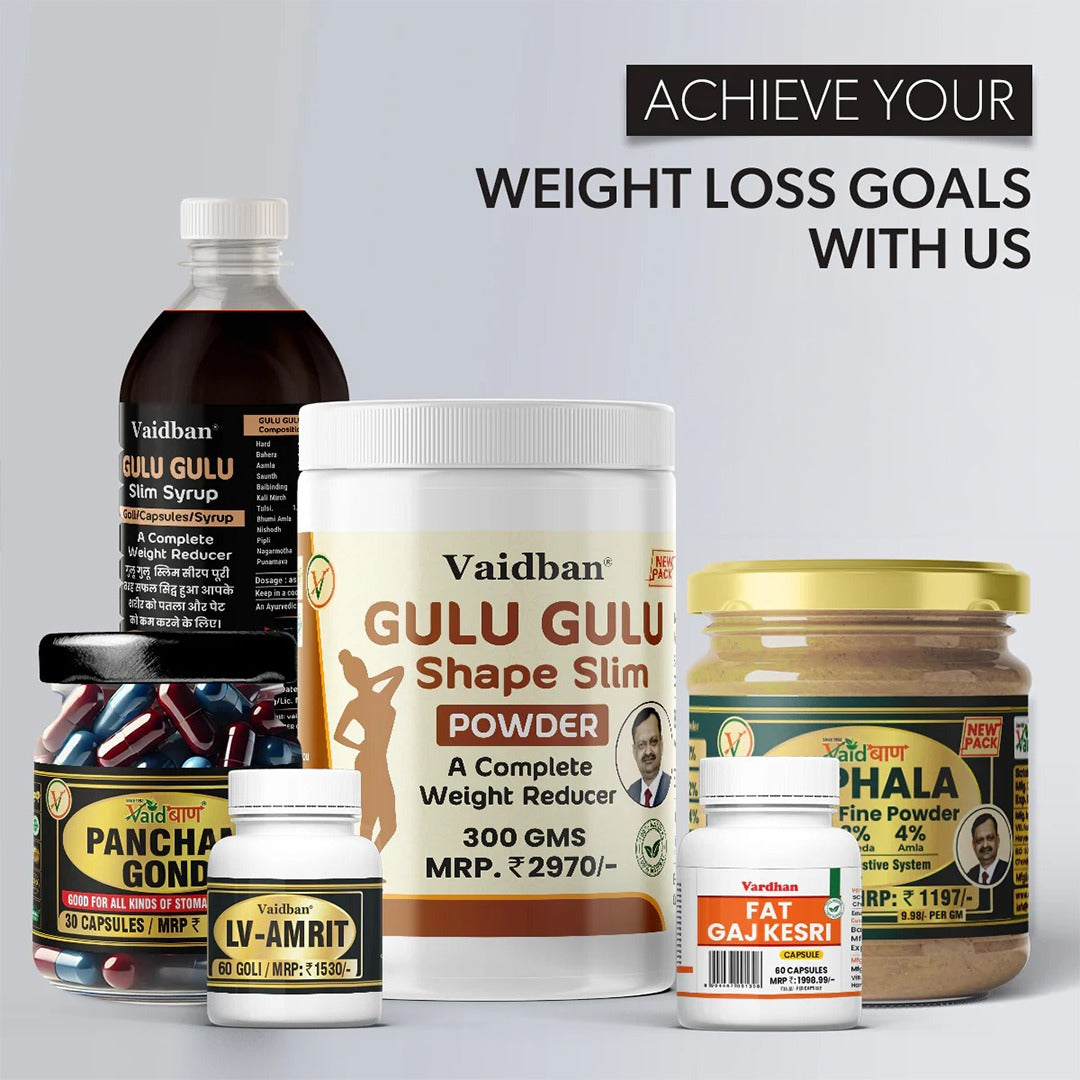 Vaidban Weight Loss & Fat Burn Combo (Ayurvedic Slimming Pack)