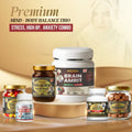 Premium Mind-Body Balance Trio -  Ayurvedic Stress, High BP & Anxiety Relief Combo