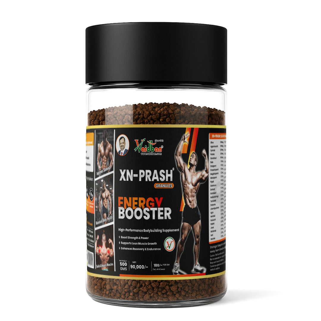 Vaidban XN-Prash Granules – Premium Energy & Strength Booster for Men