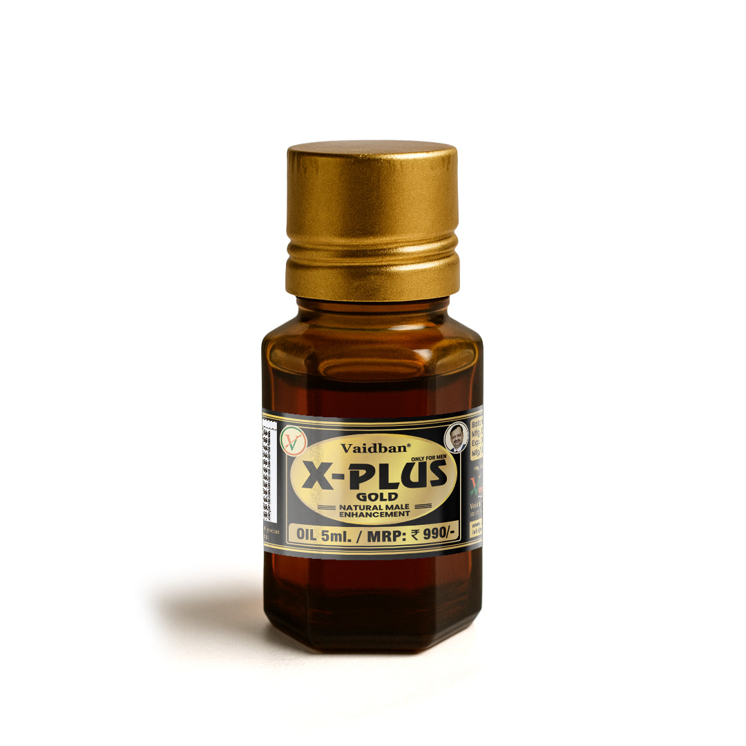X Plus Gold Oil - Pure Ayurvedic Massage Oil For Men
