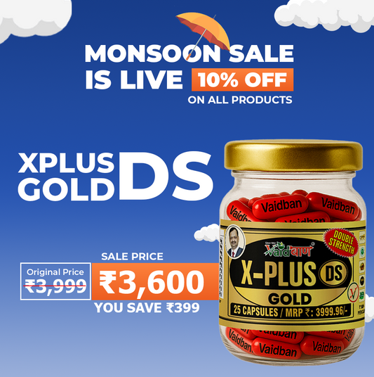 Vaidban X-Plus DS Gold – Double Strength Formula for Vitality & Wellness