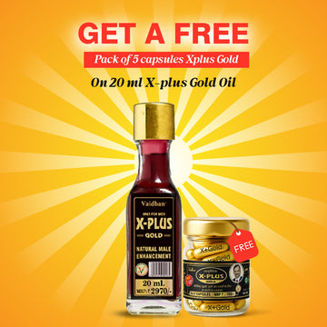 X Plus Gold Oil - Pure Ayurvedic Massage Oil For Men
