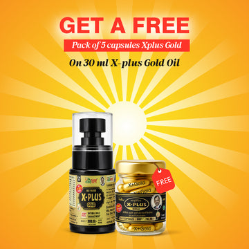 X Plus Gold Oil - Pure Ayurvedic Massage Oil For Men