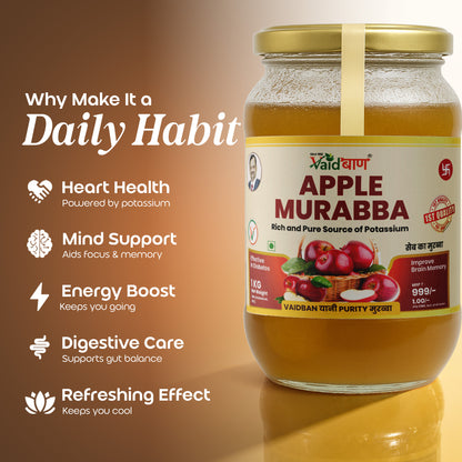 Vaidban Apple Murabba – Delicious Source of Potassium & Wellness