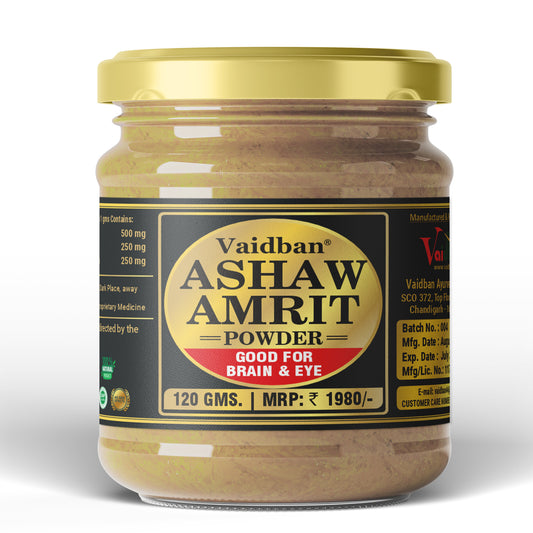 Vaidban Ashaw Amrit Powder: Enhance Your Cognitive and Visual Health Naturally