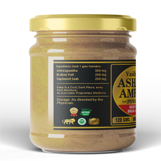 Vaidban Ashaw Amrit Powder: Enhance Your Cognitive and Visual Health Naturally