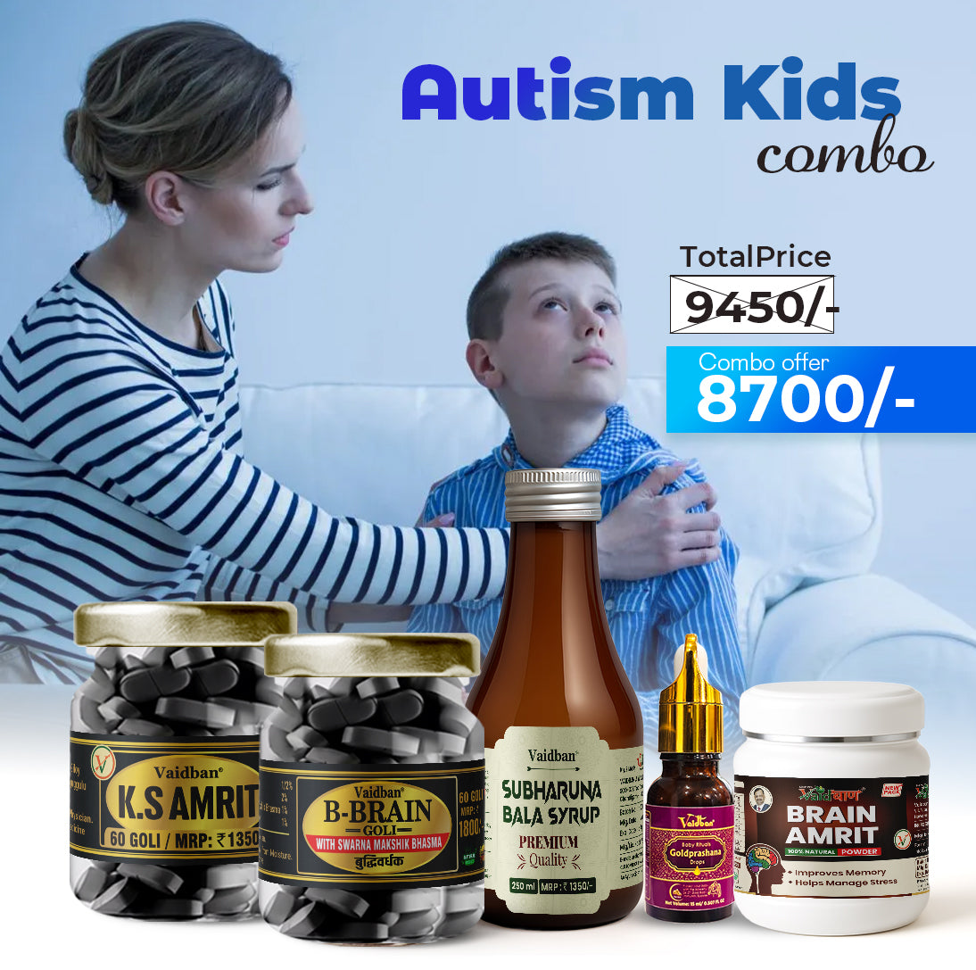 Vaidban Autism Kids Combo - Brain & Nerve Support for Children
