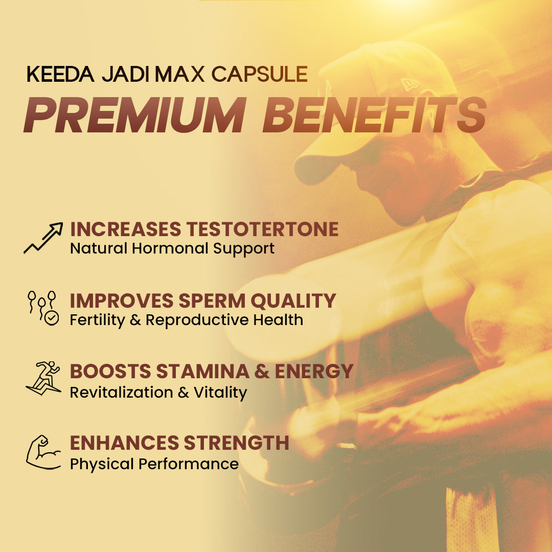 Vaidban Lazab Keeda Jadi Max capsules, product information panel