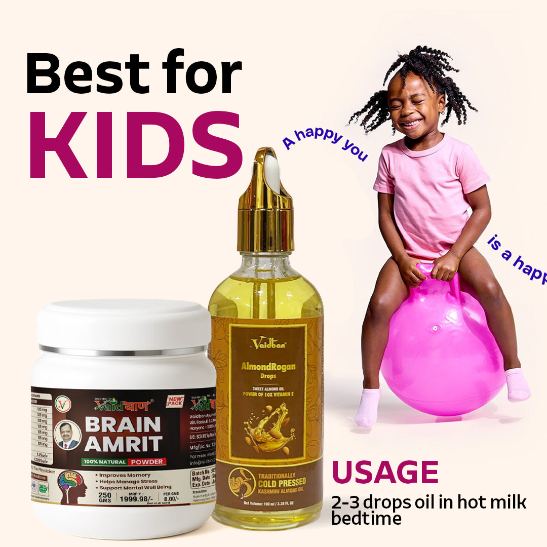
                
                  Vaidban Ayurvedic wellness combo for children with syrup and herbal tonic
                
              