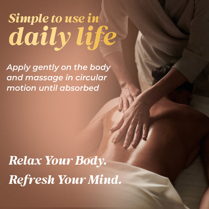 Vaidban Lazab Body Massage Oil 250ml - 100% Natural Cold Pressed Ayurvedic Oil for All Ages