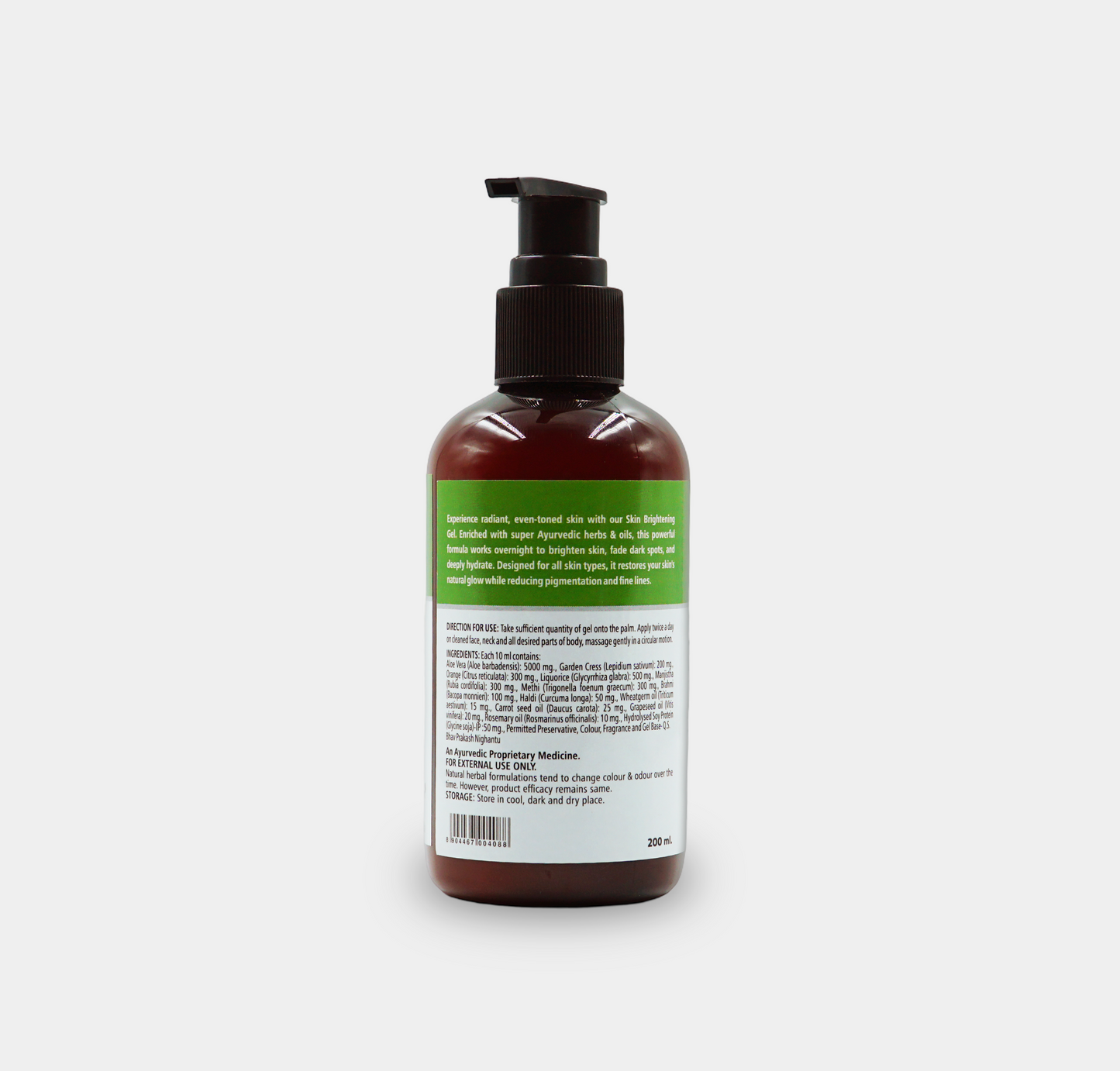 Brightening Aloe Vera Gel with Herbs – 200ml | For All Skin Types
