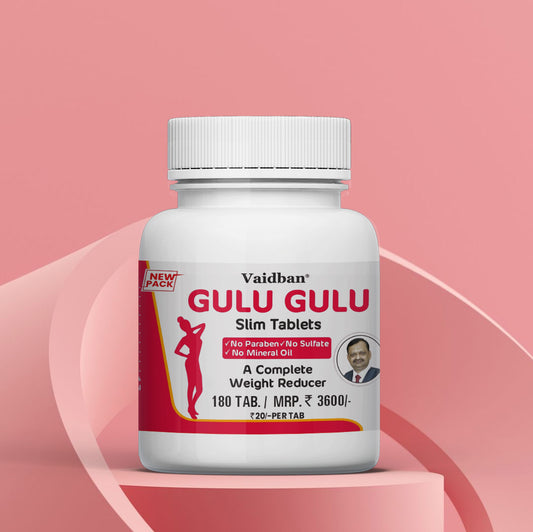 Vaidban Gulu Gulu Slim Tablets - Natural Aid for Weight Management