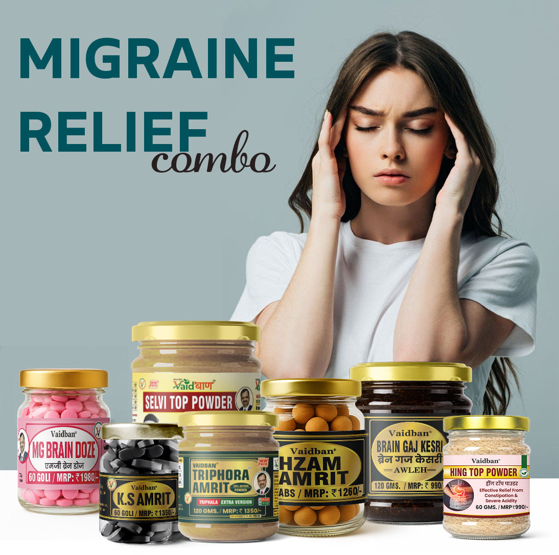 Vaidban Migraine Relief Combo