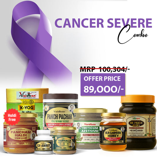 Cancer Severe Combo - Complete Ayurvedic Wellness Kit for Immunity & Vitality Support