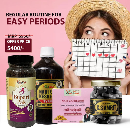 Vaidban  Complete Care Combo For Women's Easy - Period Regulation & Hormonal Balance