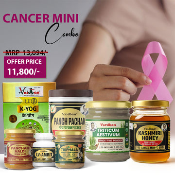 Cancer Mini Combo - Essential Ayurvedic Wellness Kit for Immunity & Vitality Support