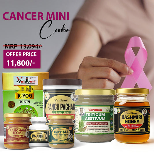 Cancer Mini Combo - Essential Ayurvedic Wellness Kit for Immunity & Vitality Support