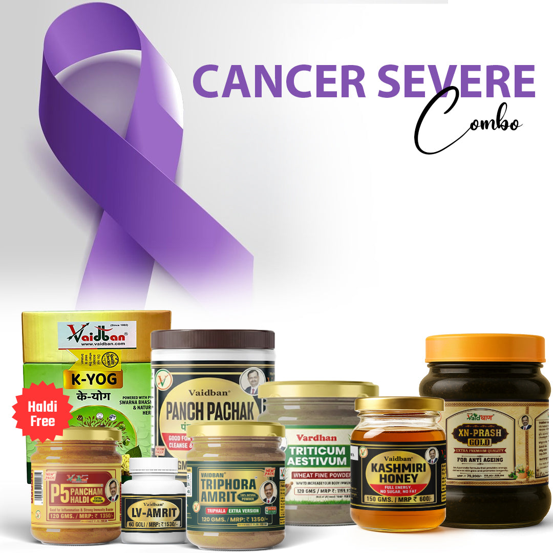 Cancer Severe Combo - Complete Ayurvedic Wellness Kit for Immunity & Vitality Support