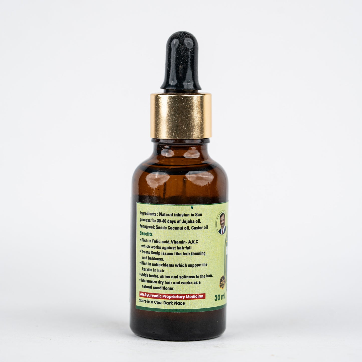 Vaidban V-9 Hathi Chhap Hair Oil – Ayurvedic Oil for Alopecia & Hair Fall