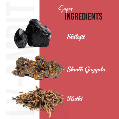 Vaidban LV-Amrit Goli ( 60 Goli ) - Herbal Liver Support