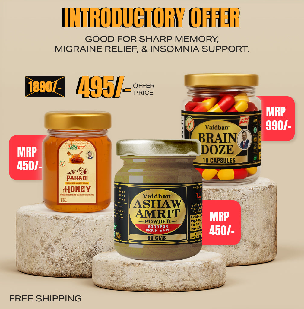 Vaidban Brain & Memory Boost Combo | Special Introductory Offer