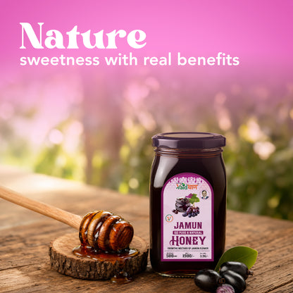 Vaidban Raw Jamun Honey – 100% Pure Dark Honey | Natural & Unprocessed