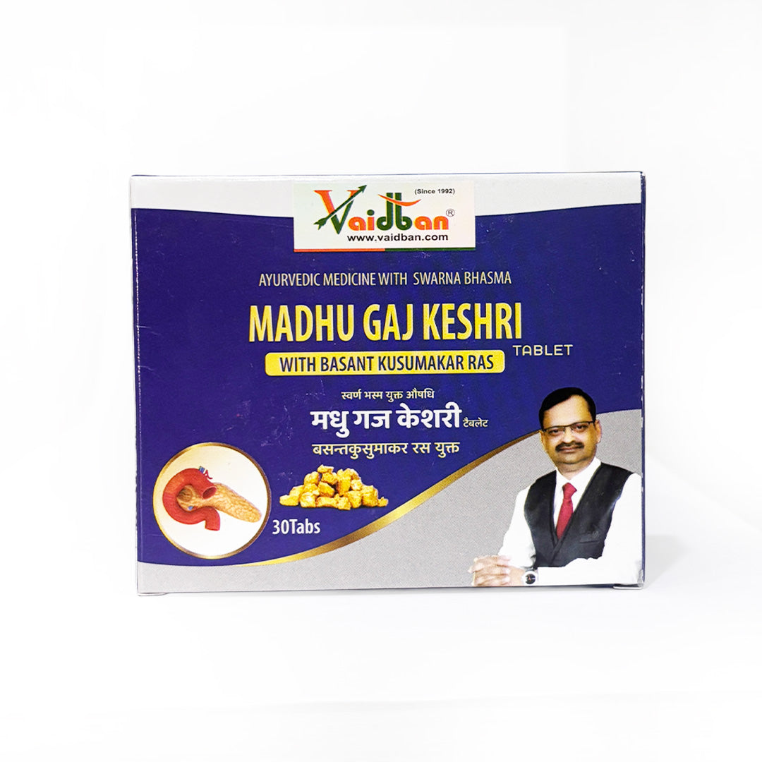 Vaidban Madhu Gaj Keshri – Herbal Diabetes & Metabolic Health Support
