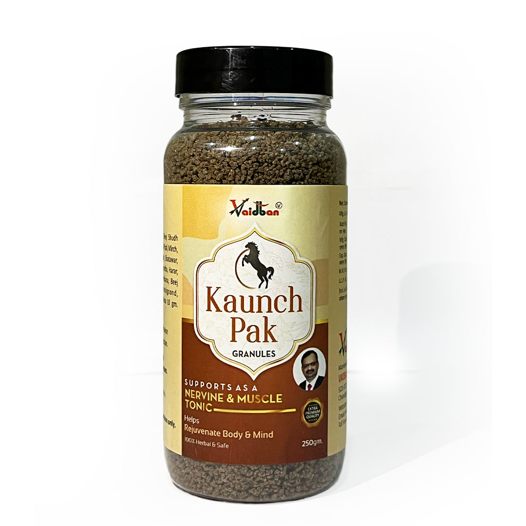 Vaidban Kaunch Pak Granules – Premium Ayurvedic Nervine & Muscle Tonic (250g)