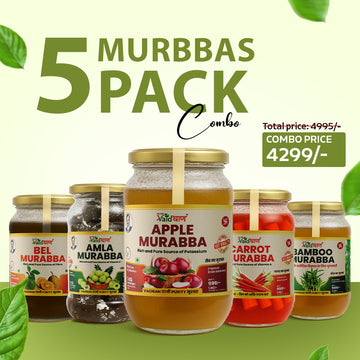 5 Murabbas Pack Combo - Premium Ayurvedic Wellness Collection