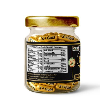 X Plus Gold Capsule – Premium Vitality & Performance Formula