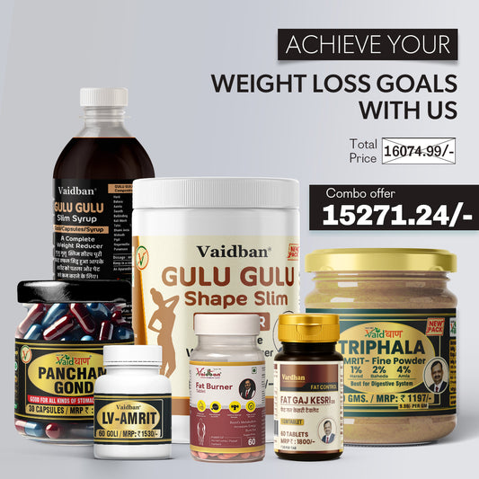Vaidban Weight Management Mega Pack - Shape Slim Naturally