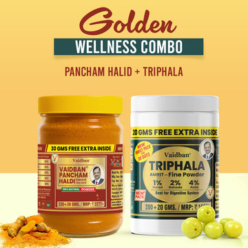 Vaidban Golden Wellness Combo – Boost Immunity & Digestion Naturally