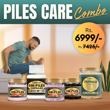 Vaidban Piles Care Combo: Comprehensive Relief and Care for Piles