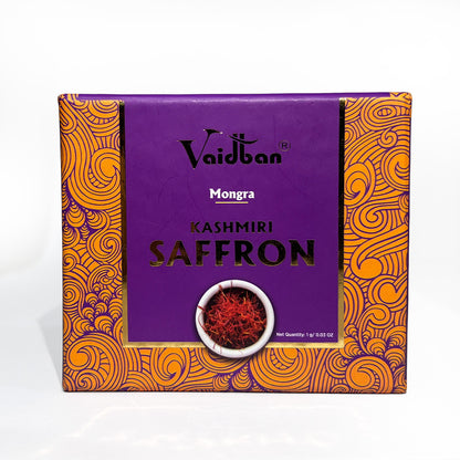 Vaidban Mongra Saffron – 100% Natural Premium Kashmiri Strands