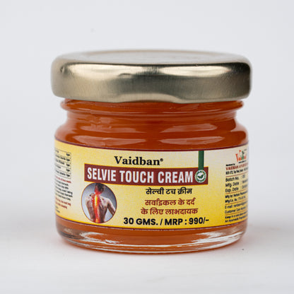 Vaidban Selvie Touch Cream – Ayurvedic Cervical & Neck Pain Relief Cream