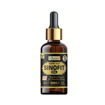 Vaidban Sinofit Oil - 30ml Ayurvedic Remedy for Sinusitis and Allergies