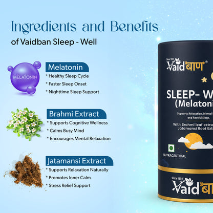 Sleep-Well (Melatonin) – 60 Tablets
