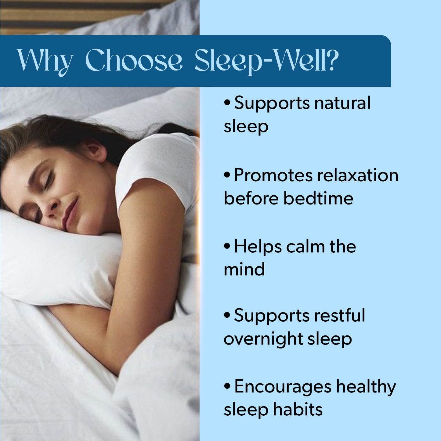 Sleep-Well (Melatonin) – 60 Tablets
