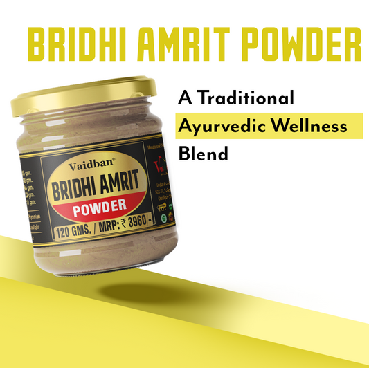 Bridhi Amrit Powder - Premium Ayurvedic Brain & Memory Tonic