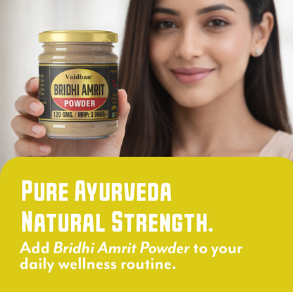 Bridhi Amrit Powder - Premium Ayurvedic Brain & Memory Tonic