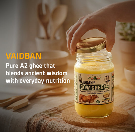 Vaidban A2 Cow Ghee – Traditional Bilona Method 100% Natural