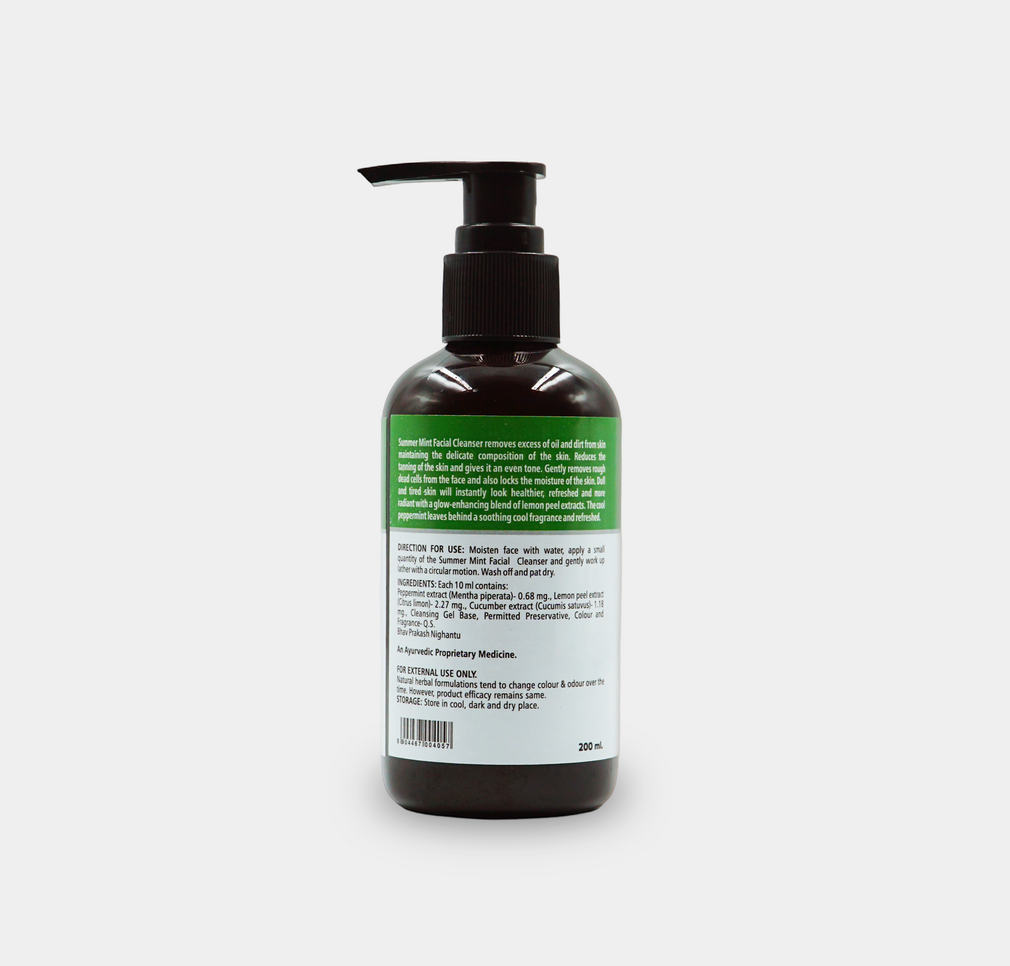 Summer Mint Facial Cleanser – 200ml