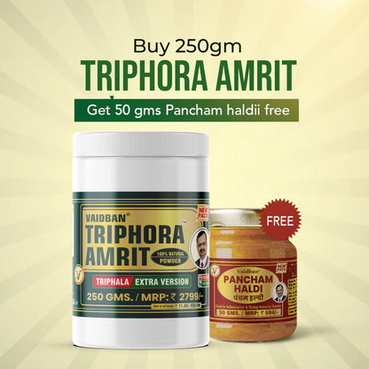 Vaidban Triphora Amrit — Triphala Extra Version / Churna - Best For Digestion