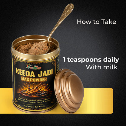 Keeda Jadi Max Powder – Premium Ayurvedic Vitality Supplement