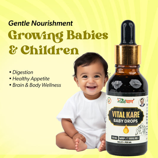 Vital Kare Baby Drops – Ayurvedic Growth & Brain Tonic for Infants & Children