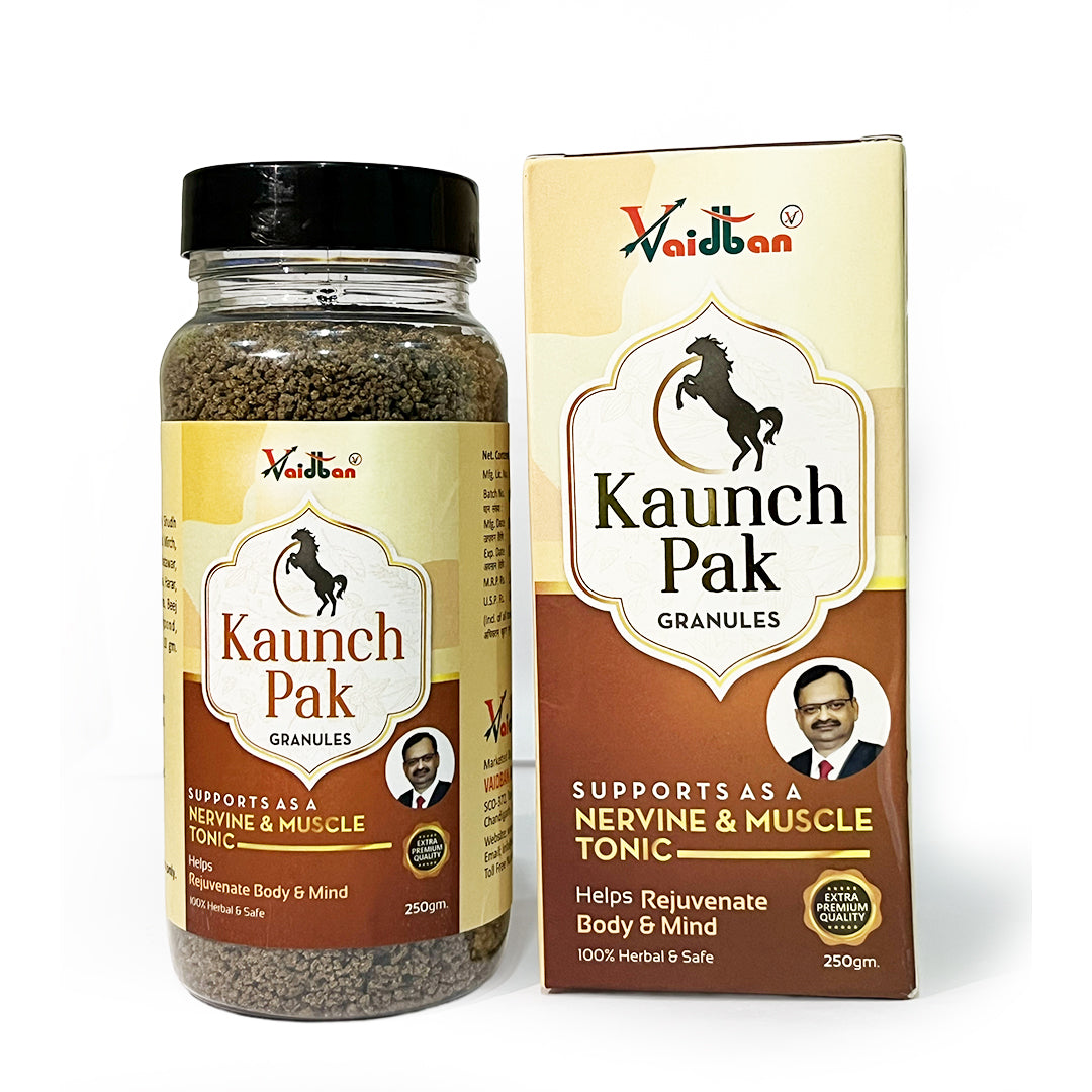 Vaidban Kaunch Pak Granules – Premium Ayurvedic Nervine & Muscle Tonic (250g)