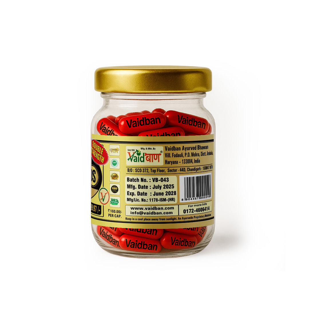 Vaidban X-Plus DS Gold – Double Strength Formula for Vitality & Wellness