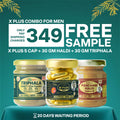 Vaidban FREE Sample Combo Pack - X Plus Gold Capsule , Pancham Haldi , Triphala Powder