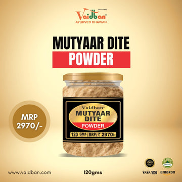 Vaidban Mutyaar Diet Powder - Specialized Herbal Blend for Women's Health and Wellness