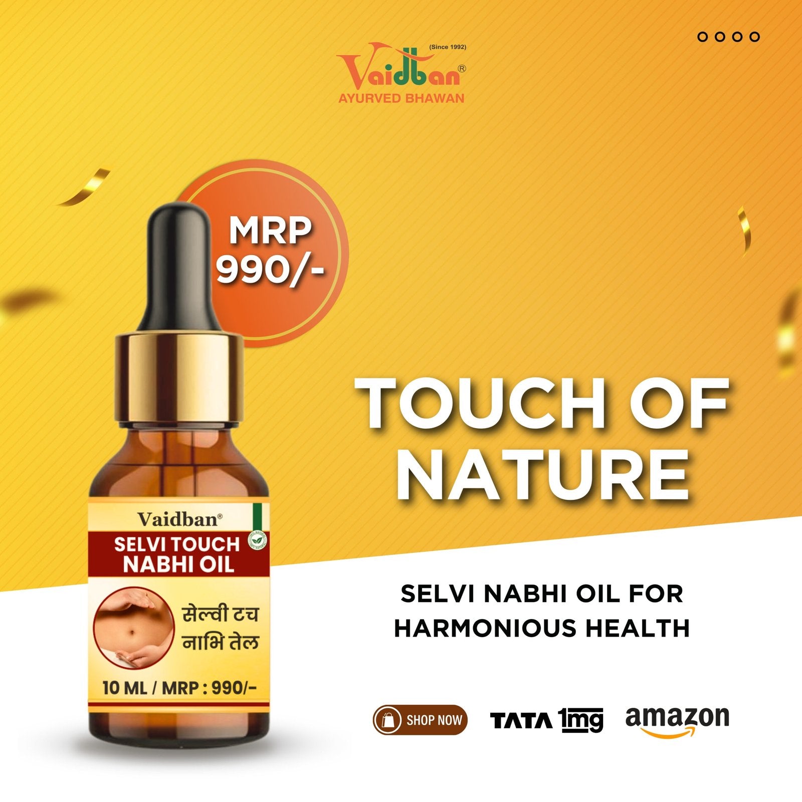 Selvi top nabhi oil